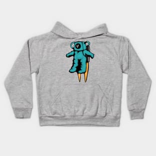 Little Jet Pack Dude Kids Hoodie